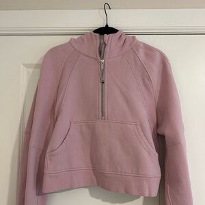 lululemon athletica purple cropped scuba